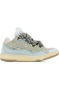 LANVIN
Blue Leather Curb Sneakers