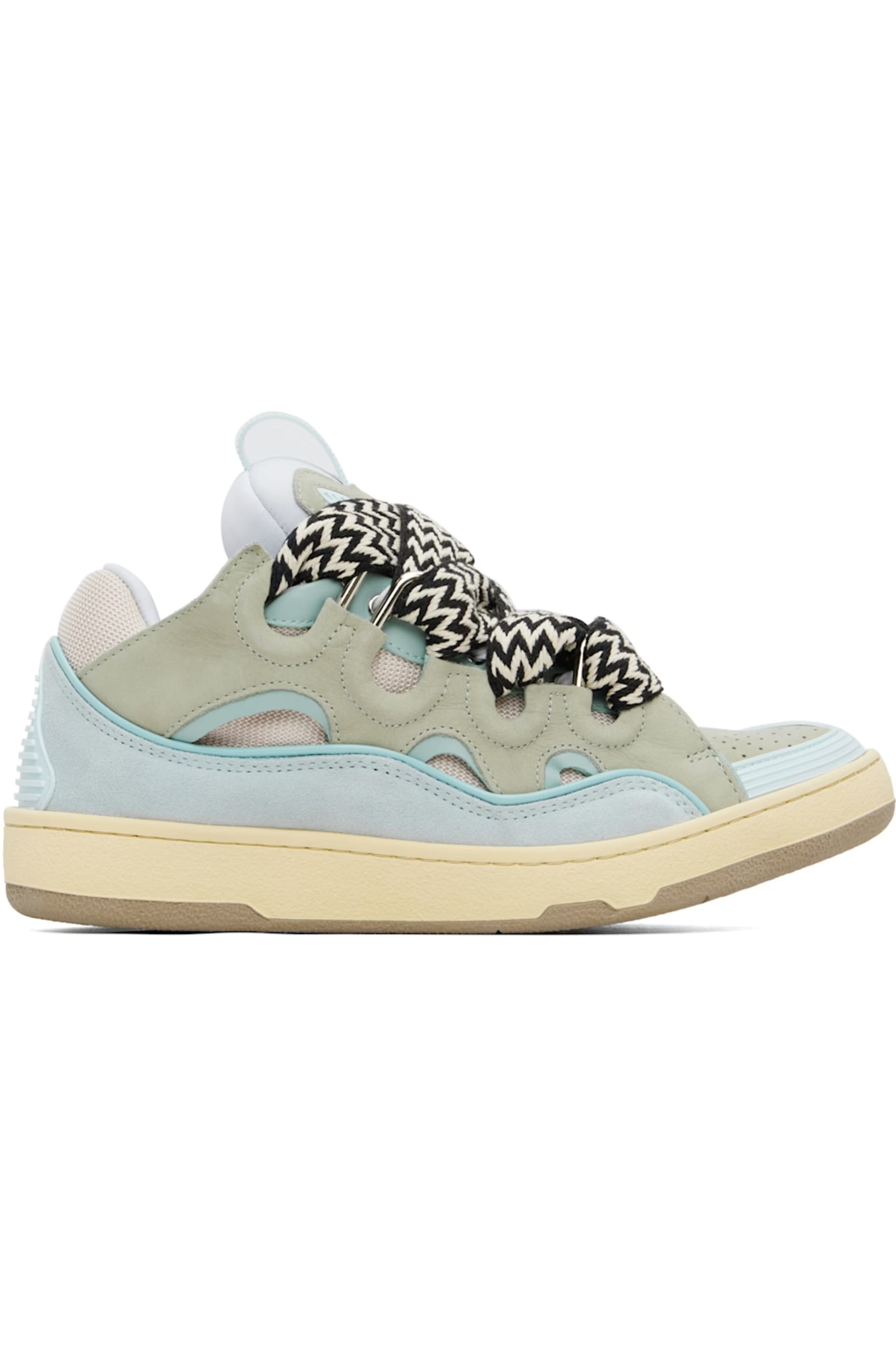 LANVIN
Blue Leather Curb Sneakers