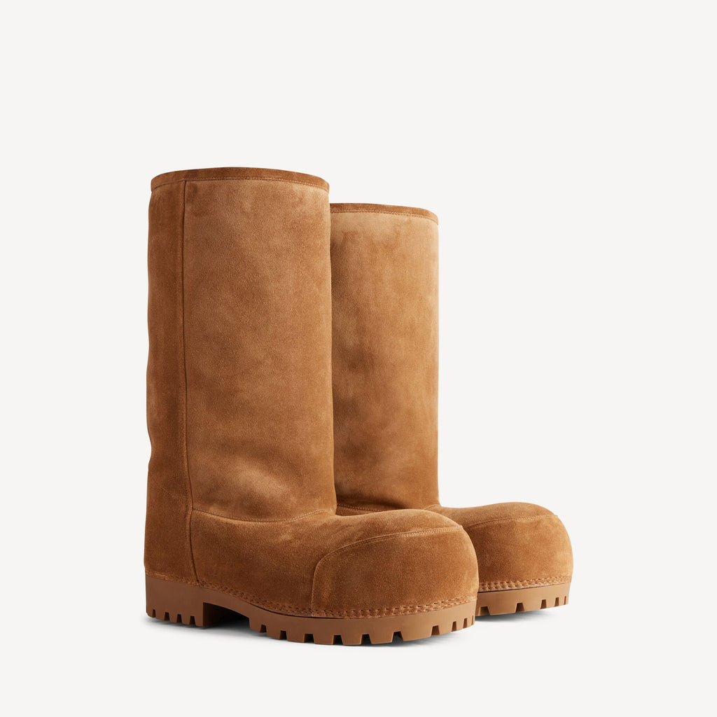 ALASKA FUR HIGH BOOT IN BROWN