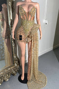 LAINEY STRAPLESS DRESS(READY TO SHIP)