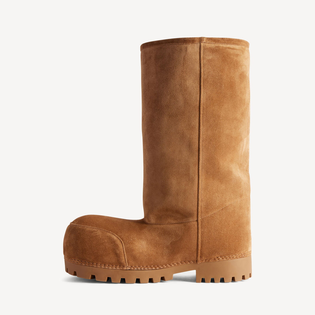 ALASKA FUR HIGH BOOT IN BROWN