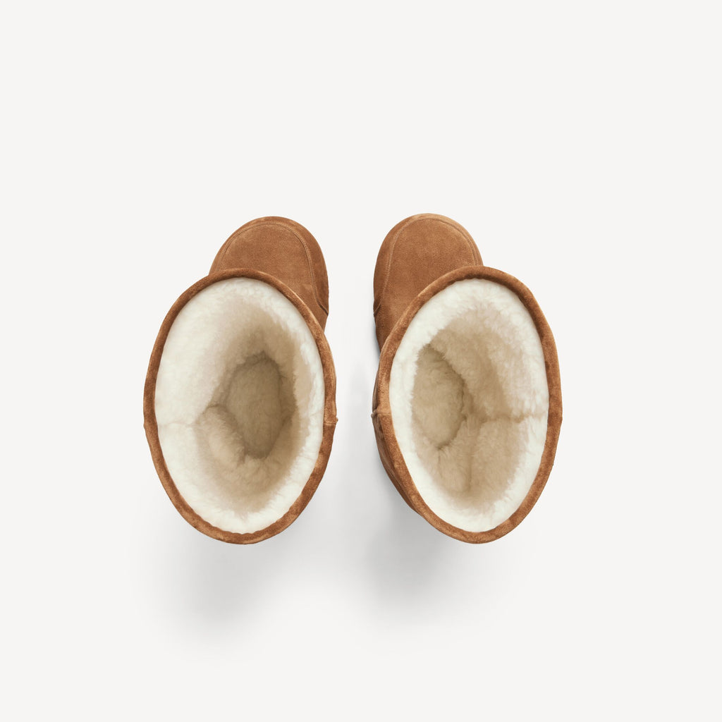 ALASKA FUR HIGH BOOT IN BROWN