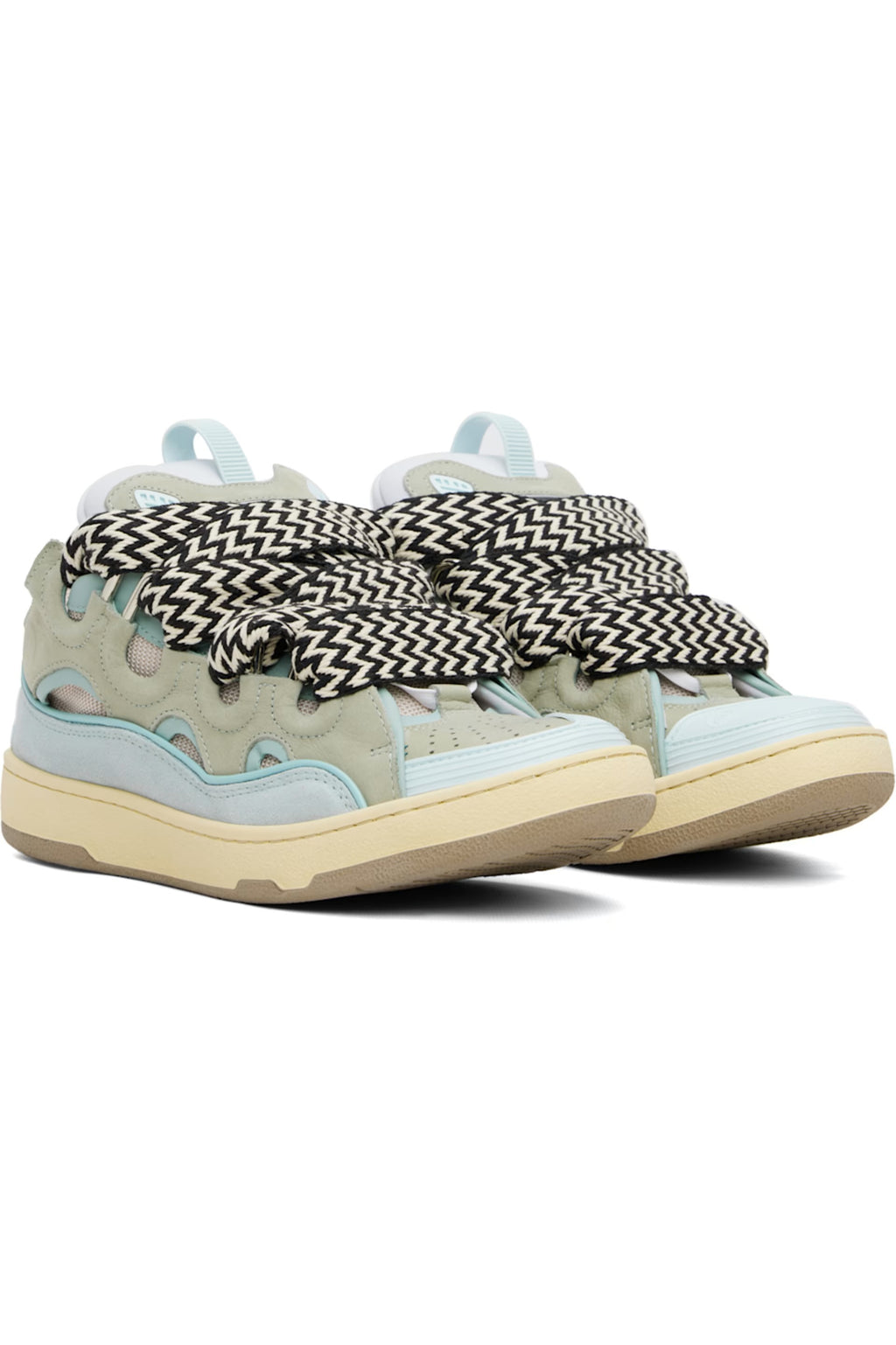 LANVIN
Blue Leather Curb Sneakers