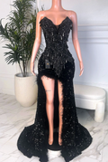 SET IT ABLAZE BLACK DRESS